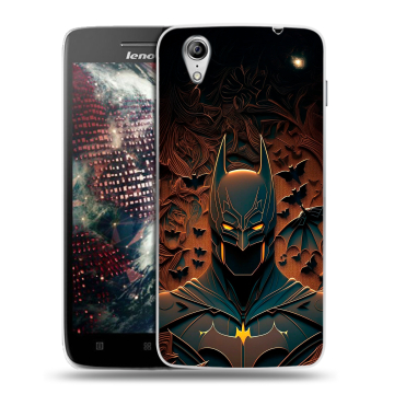 Пластиковый чехол на Lenovo Vibe X с принтом Batman Бэтмен