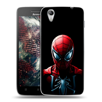 Пластиковый чехол на Lenovo Vibe X с принтом Spiderman Человек паук