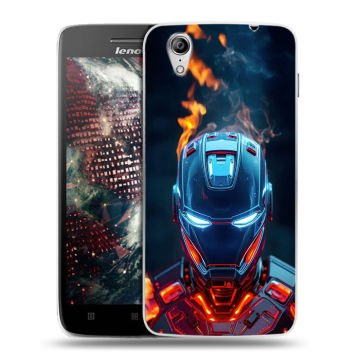 Пластиковый чехол на Lenovo Vibe X с принтом IronMan Железный человек Пластиковый чехол на Lenovo Vibe X с принтом IronMan Железный человек