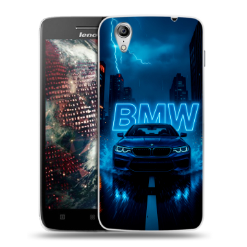 Пластиковый чехол на Lenovo Vibe X с принтом BMW БМВ Пластиковый чехол на Lenovo Vibe X с принтом BMW БМВ