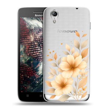 Пластиковый чехол на Lenovo Vibe X с принтом для девушки
