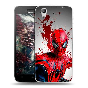 Пластиковый чехол на Lenovo Vibe X с принтом Spiderman Человек паук Пластиковый чехол на Lenovo Vibe X с принтом Spiderman Человек паук