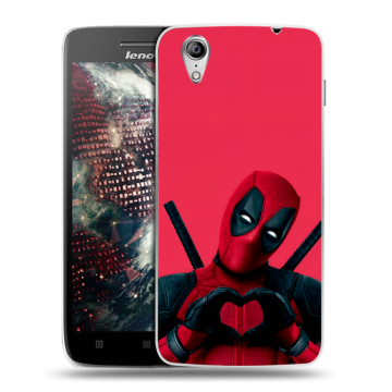 Пластиковый чехол на Lenovo Vibe X с принтом Дедпул Deadpool Пластиковый чехол на Lenovo Vibe X с принтом Дедпул Deadpool