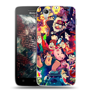 Пластиковый чехол на Lenovo Vibe X с принтом Gravity Falls Гравити Фолз Пластиковый чехол на Lenovo Vibe X с принтом Gravity Falls Гравити Фолз