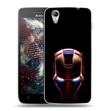 Пластиковый чехол на Lenovo Vibe X с принтом IronMan Железный человек Пластиковый чехол на Lenovo Vibe X с принтом IronMan Железный человек