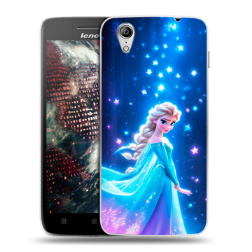 Пластиковый чехол на Lenovo Vibe X с принтом Холодное сердце Frozen Пластиковый чехол на Lenovo Vibe X с принтом Холодное сердце Frozen