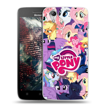 Пластиковый чехол на Lenovo Vibe X с принтом My little pony Дружба чудо