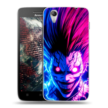 Пластиковый чехол на Lenovo Vibe X с принтом Death note Тетрадь смерти