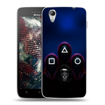 Пластиковый чехол на Lenovo Vibe X с принтом Игра Кальмара
