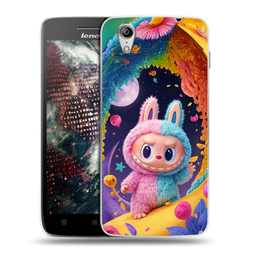 Пластиковый чехол на Lenovo Vibe X с принтом Labubu Лабубу Пластиковый чехол на Lenovo Vibe X с принтом Labubu Лабубу