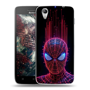 Пластиковый чехол на Lenovo Vibe X с принтом Spiderman Человек паук Пластиковый чехол на Lenovo Vibe X с принтом Spiderman Человек паук