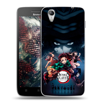 Пластиковый чехол на Lenovo Vibe X с принтом Demon Slayer Клинок рассекающий демонов Пластиковый чехол на Lenovo Vibe X с принтом Demon Slayer Клинок рассекающий демонов