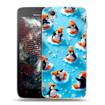 Пластиковый чехол на Lenovo Vibe X с принтом Новый год