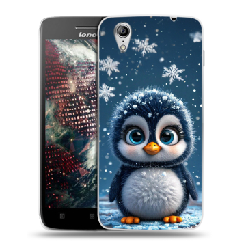Пластиковый чехол на Lenovo Vibe X с принтом Новый год