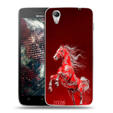 Пластиковый чехол на Lenovo Vibe X с принтом Новый год