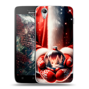 Пластиковый чехол на Lenovo Vibe X с принтом Новый год