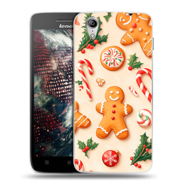 Пластиковый чехол на Lenovo Vibe X с принтом Новый год