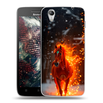 Пластиковый чехол на Lenovo Vibe X с принтом Новый год Пластиковый чехол на Lenovo Vibe X с принтом Новый год