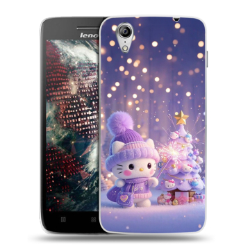 Пластиковый чехол на Lenovo Vibe X с принтом Новый год Пластиковый чехол на Lenovo Vibe X с принтом Новый год