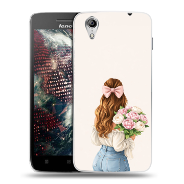 Пластиковый чехол на Lenovo Vibe X с принтом женский Пластиковый чехол на Lenovo Vibe X с принтом женский