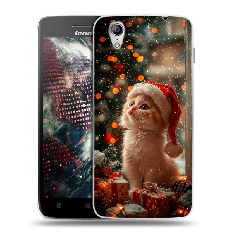 Пластиковый чехол на Lenovo Vibe X с принтом Новый год Пластиковый чехол на Lenovo Vibe X с принтом Новый год
