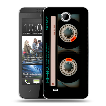 Силиконовый чехол на HTC Desire 300 с принтом Кассета Силиконовый чехол на HTC Desire 300 с принтом Кассета