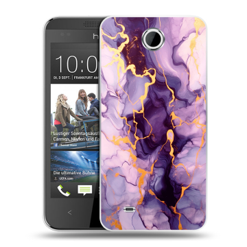 Силиконовый чехол на HTC Desire 300 с принтом Мрамор Силиконовый чехол на HTC Desire 300 с принтом Мрамор