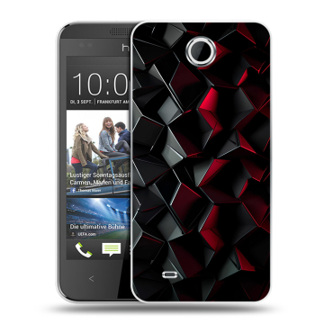 Силиконовый чехол на HTC Desire 300 с принтом Абстракция Силиконовый чехол на HTC Desire 300 с принтом Абстракция