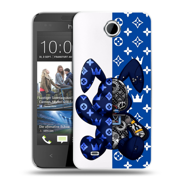 Силиконовый чехол на HTC Desire 300 с принтом Луи робот Силиконовый чехол на HTC Desire 300 с принтом Луи робот