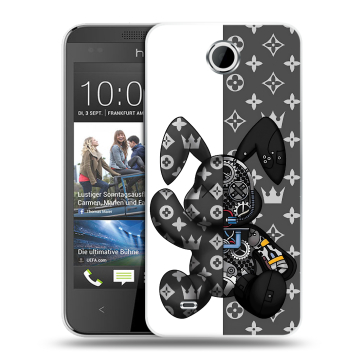 Силиконовый чехол на HTC Desire 300 с принтом Луи робот Силиконовый чехол на HTC Desire 300 с принтом Луи робот