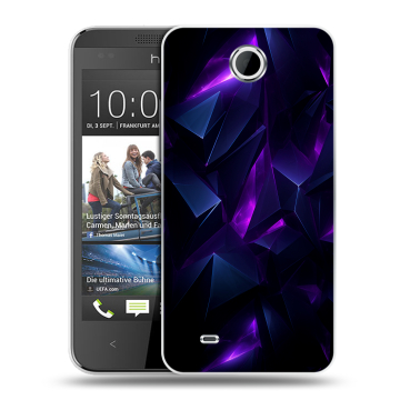 Силиконовый чехол на HTC Desire 300 с принтом Абстракиция
