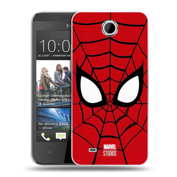 Силиконовый чехол на HTC Desire 300 с принтом человек паук spiderman Силиконовый чехол на HTC Desire 300 с принтом человек паук spiderman