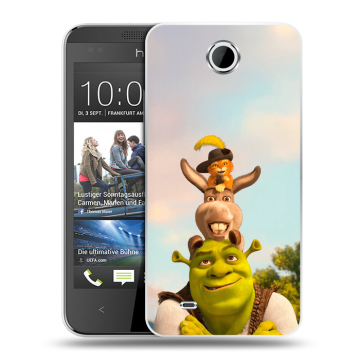 Силиконовый чехол на HTC Desire 300 с принтом Шрек Shrek Силиконовый чехол на HTC Desire 300 с принтом Шрек Shrek
