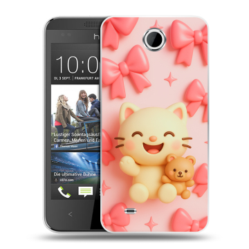 Силиконовый чехол на HTC Desire 300 с принтом для девочек Силиконовый чехол на HTC Desire 300 с принтом для девочек