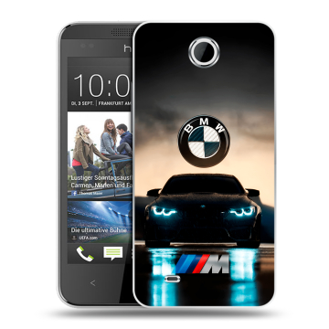 Силиконовый чехол на HTC Desire 300 с принтом БМВ BMW Силиконовый чехол на HTC Desire 300 с принтом БМВ BMW