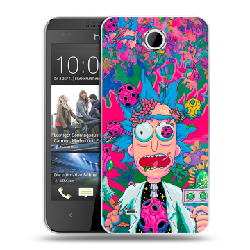 Силиконовый чехол на HTC Desire 300 с принтом Рик и Морти Rick Morty Силиконовый чехол на HTC Desire 300 с принтом Рик и Морти Rick Morty
