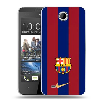 Силиконовый чехол на HTC Desire 300 с принтом Барселона Barcelona
