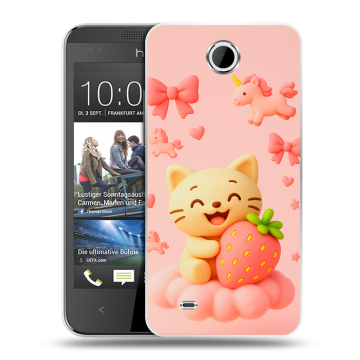 Силиконовый чехол на HTC Desire 300 с принтом для девочек Силиконовый чехол на HTC Desire 300 с принтом для девочек