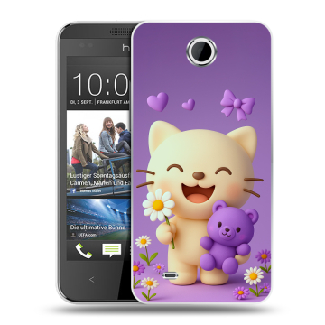 Силиконовый чехол на HTC Desire 300 с принтом для девочек Силиконовый чехол на HTC Desire 300 с принтом для девочек