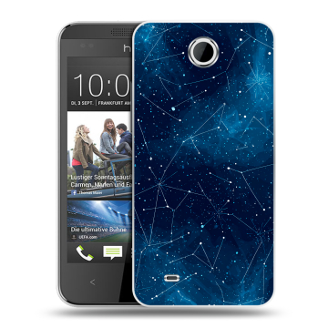 Силиконовый чехол на HTC Desire 300 с принтом Космос звезды Силиконовый чехол на HTC Desire 300 с принтом Космос звезды