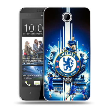 Силиконовый чехол на HTC Desire 300 с принтом Chelsea Челси Силиконовый чехол на HTC Desire 300 с принтом Chelsea Челси
