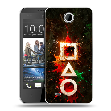 Силиконовый чехол на HTC Desire 300 с принтом Squid Game Игра кальмара Силиконовый чехол на HTC Desire 300 с принтом Squid Game Игра кальмара