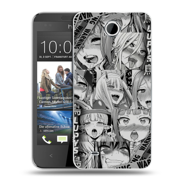 Силиконовый чехол на HTC Desire 300 с принтом Ahegao Ахегао Аниме Силиконовый чехол на HTC Desire 300 с принтом Ahegao Ахегао Аниме