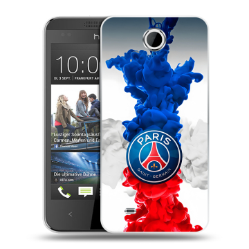 Силиконовый чехол на HTC Desire 300 с принтом PSG ПСЖ Силиконовый чехол на HTC Desire 300 с принтом PSG ПСЖ