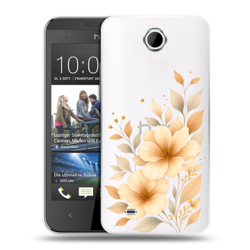 Силиконовый чехол на HTC Desire 300 с принтом для девушки Силиконовый чехол на HTC Desire 300 с принтом для девушки
