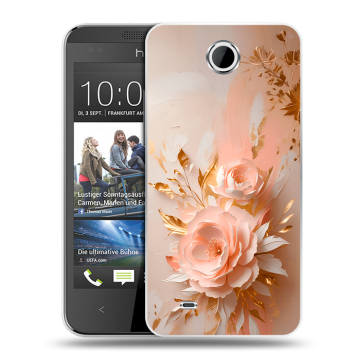 Силиконовый чехол на HTC Desire 300 с принтом женский Силиконовый чехол на HTC Desire 300 с принтом женский