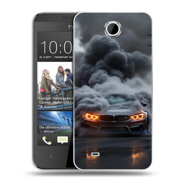 Силиконовый чехол на HTC Desire 300 с принтом BMW БМВ Силиконовый чехол на HTC Desire 300 с принтом BMW БМВ