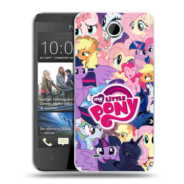 Силиконовый чехол на HTC Desire 300 с принтом My little pony Дружба чудо Силиконовый чехол на HTC Desire 300 с принтом My little pony Дружба чудо