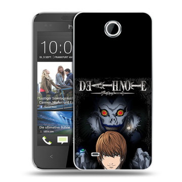 Силиконовый чехол на HTC Desire 300 с принтом Death note Тетрадь смерти Силиконовый чехол на HTC Desire 300 с принтом Death note Тетрадь смерти