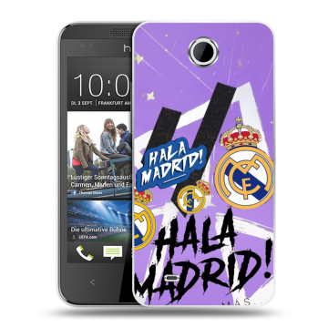 Силиконовый чехол на HTC Desire 300 с принтом Real Madrid Реал Мадрид Силиконовый чехол на HTC Desire 300 с принтом Real Madrid Реал Мадрид